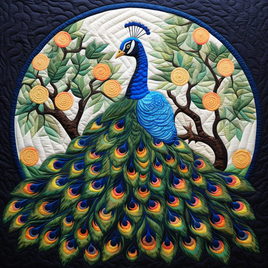 Peacock TAI260224049 Quilt Blanket