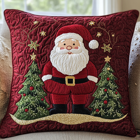 Christmas Santa TAI141124363 Quilted Pillow Case