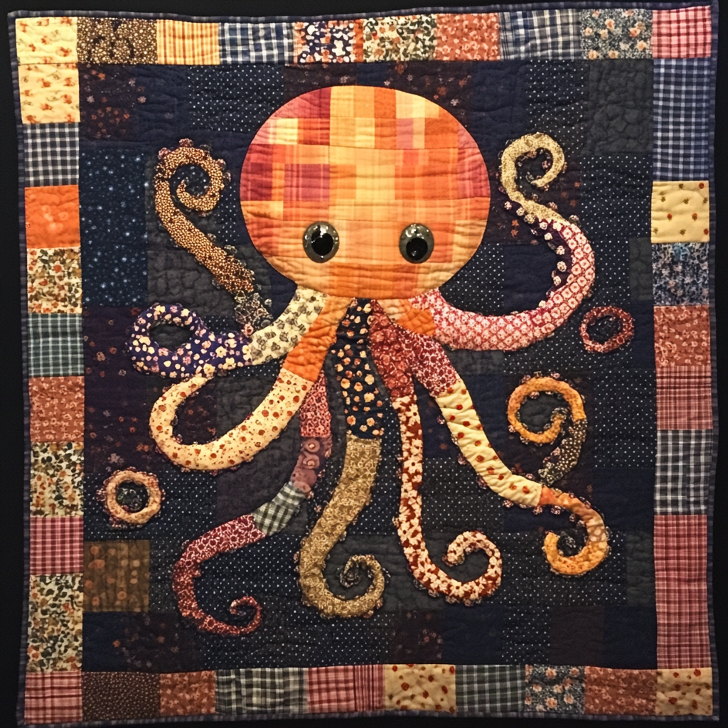 Octopus DAI040924230 Quilt Blanket