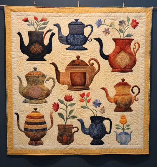 Teapot TAI260224009 Quilt Blanket