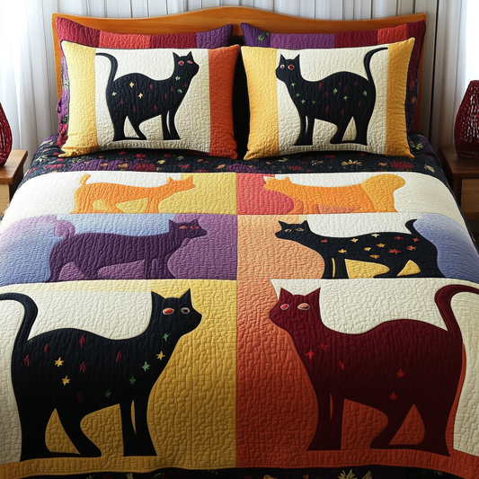 Cat DAI280824072 Quilt Bedding Set