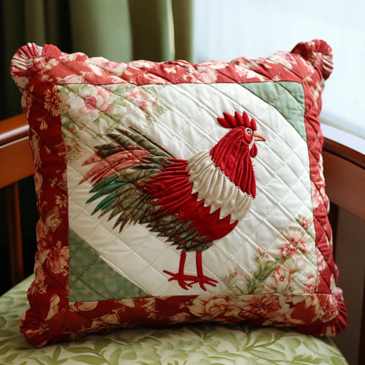 Chicken TAI020324246 Quilted Pillow Case