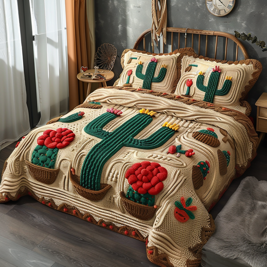 Cactus TAI170724061 Quilt Bedding Set