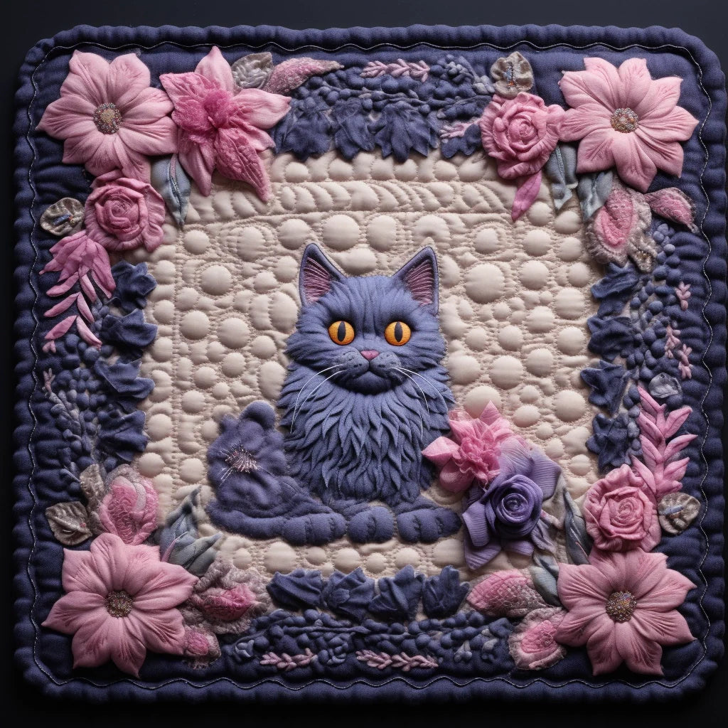 Cat TAI040124298 Quilted Placemats