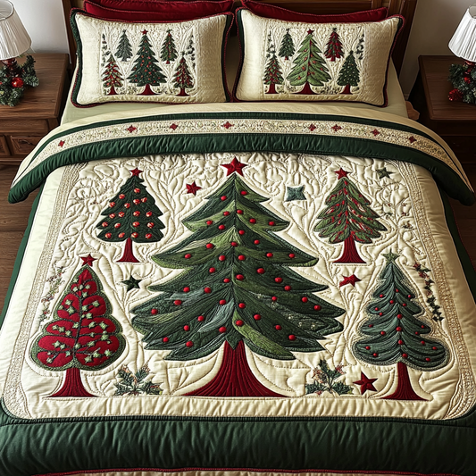 Christmas Tree TAI141124220 Quilt Bedding Set