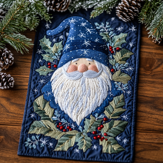 Christmas Gnome TAI141124244 Quilted Table Runner