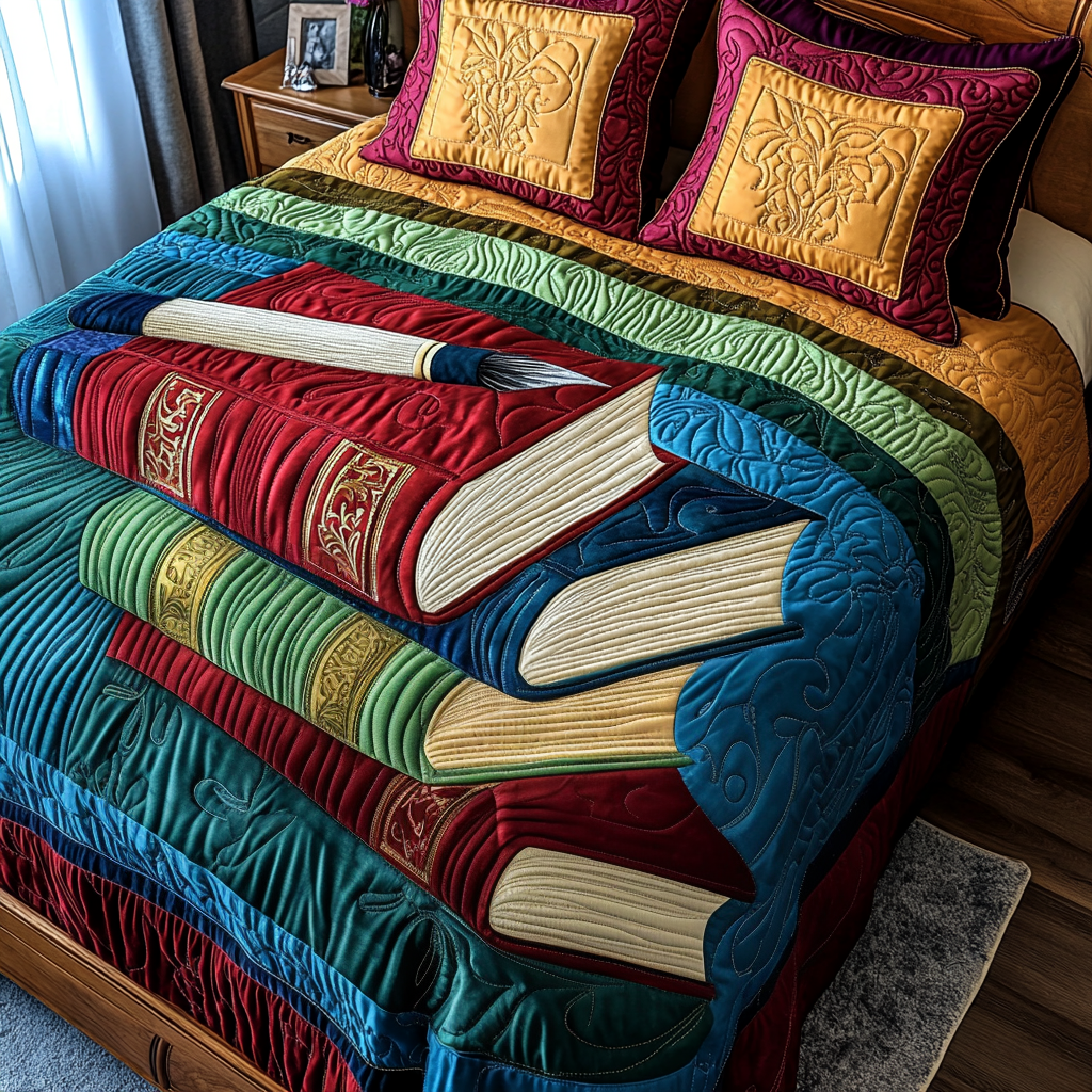 Books DAI051224125 Quilt Bedding Set