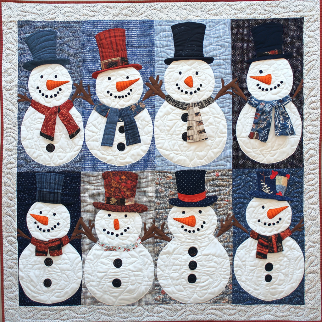 Snowman DAI190824197 Quilt Blanket