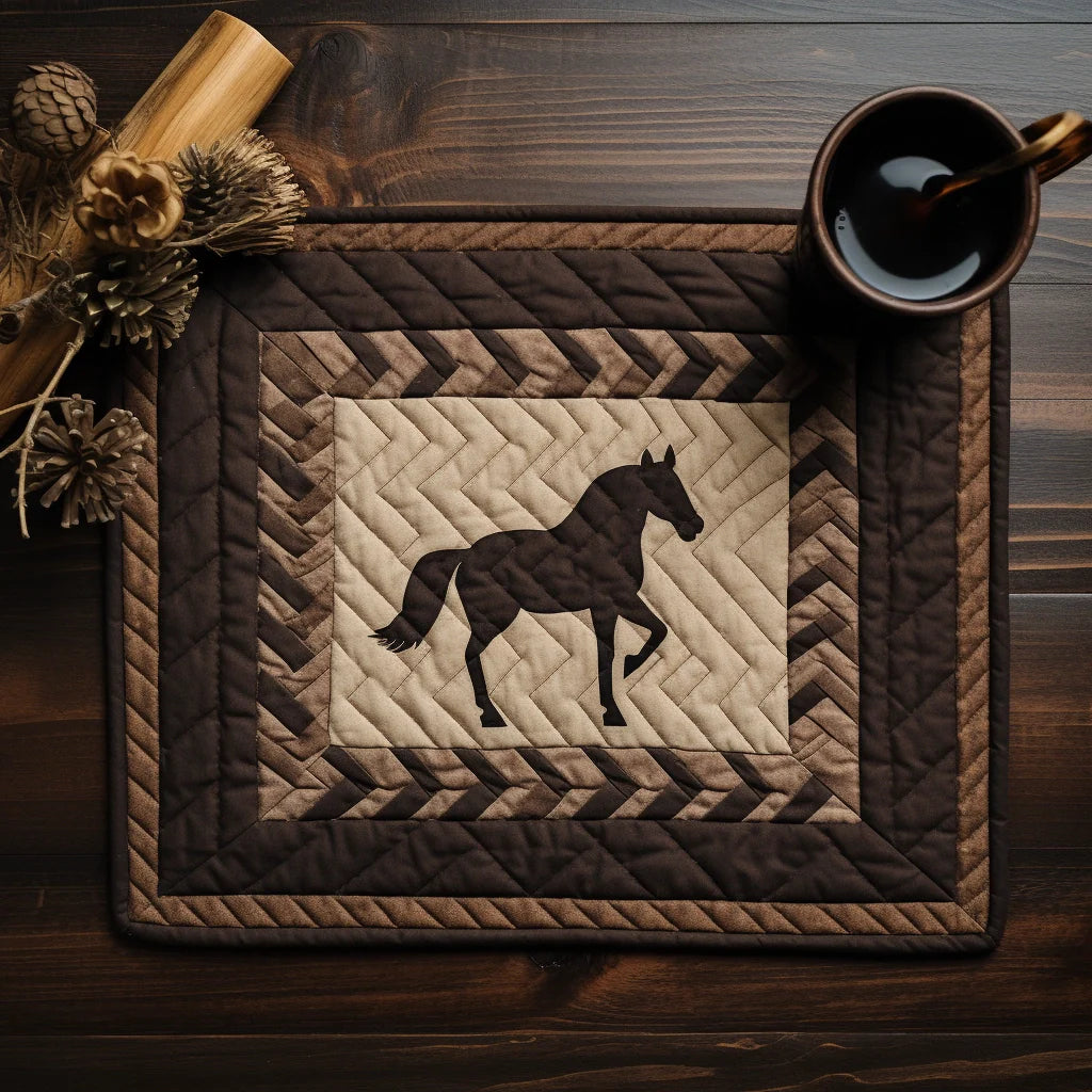 Horse TAI040124252 Quilted Placemats