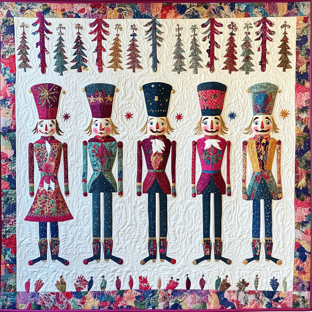 Christmas Nutcracker TAI260924096 Quilt Blanket