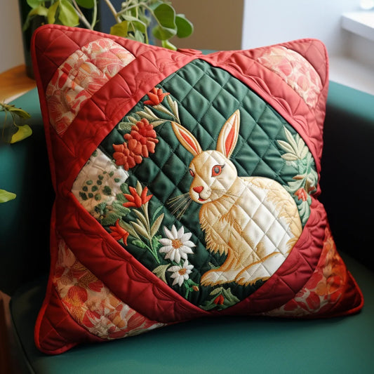 Rabbit TAI020324213 Quilted Pillow Case