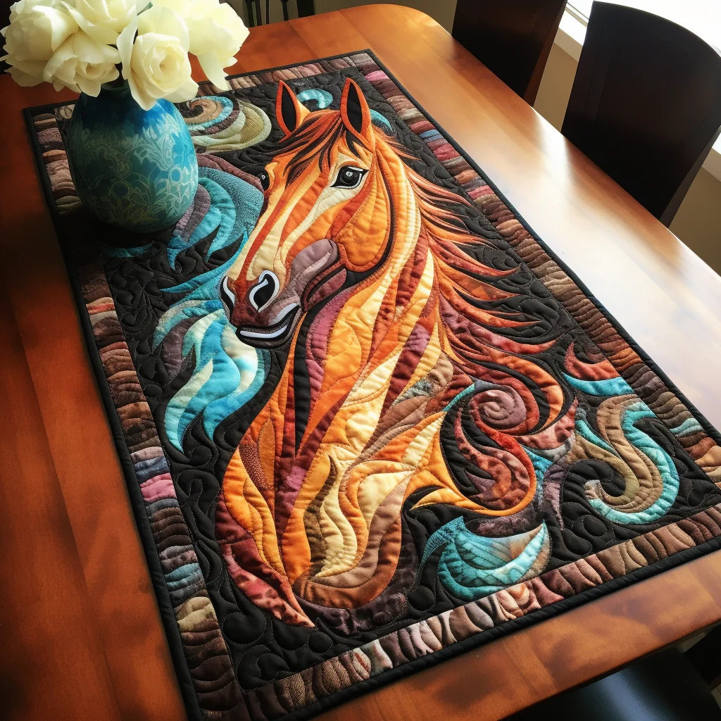 Horse TAI260224445 Quilted Table Runner