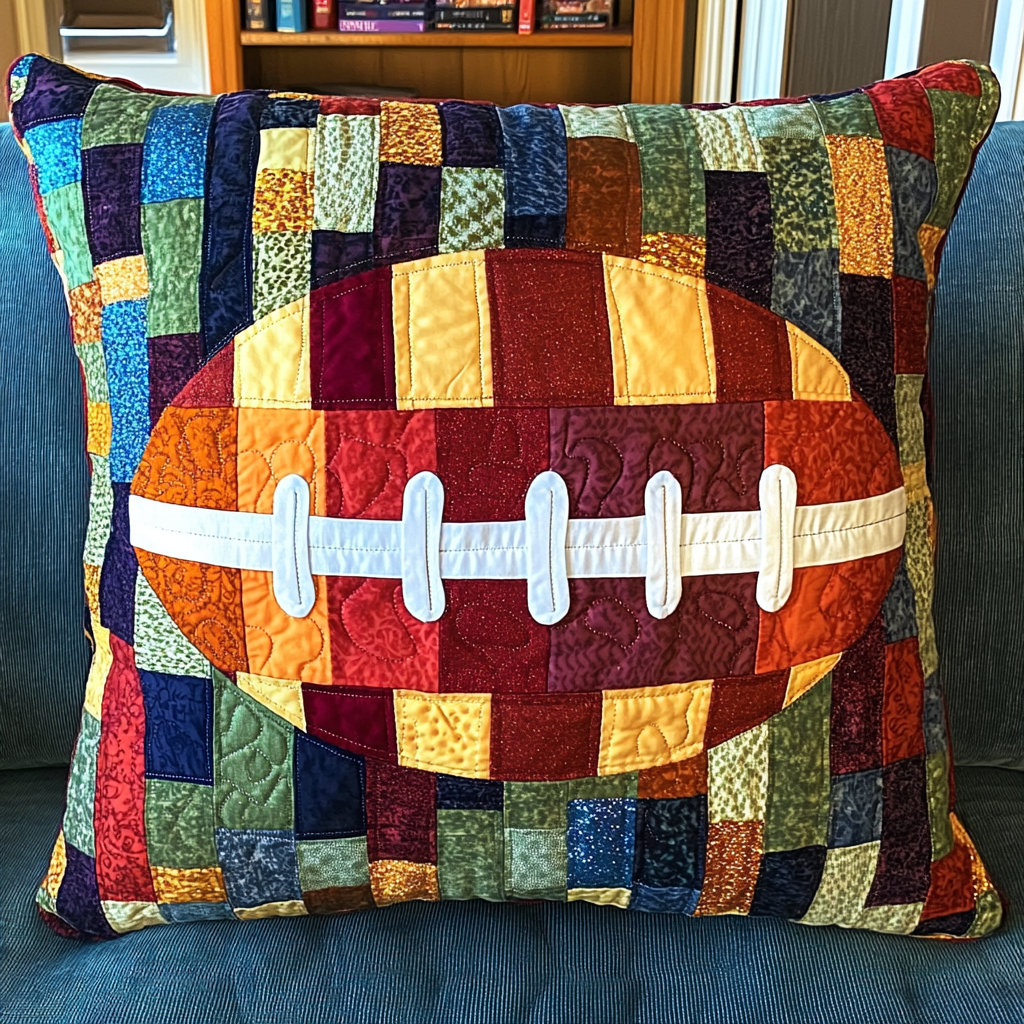 Football DAI281124001 Quilted Pillow Case