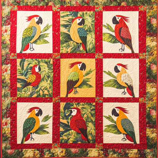 Parrot DAI281124037 Quilt Blanket