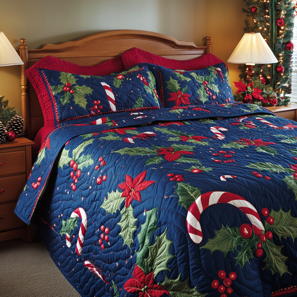 Christmas Vibe TAI111124097 Quilt Bedding Set