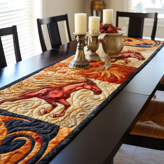 Horse TAI221223214 Quilted Table Runner