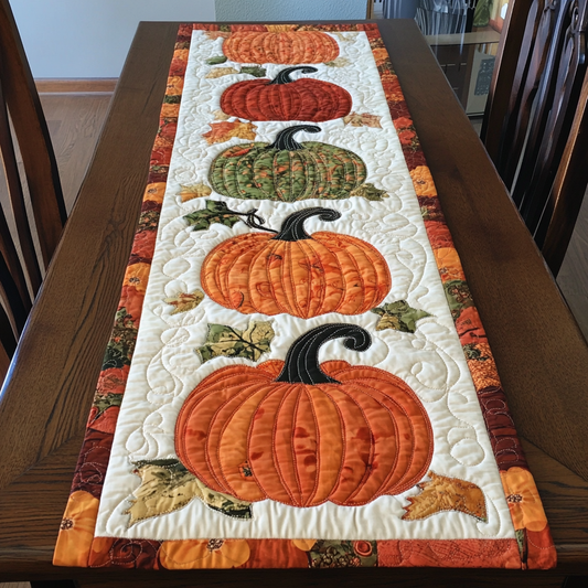 Pumpkin TAI040924377 Quilted Table Runner