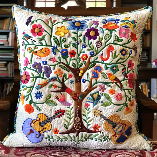 Bird Tree TAI240424268 Quilted Pillow Case