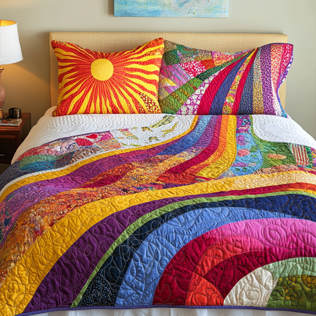 Hippie Sun TAI181024112 Quilt Bedding Set