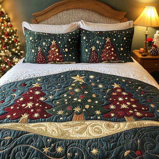 Christmas Tree TAI141124100 Quilt Bedding Set