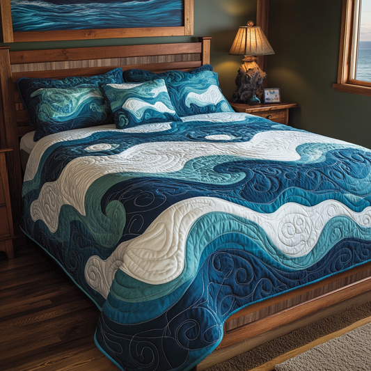 Sea Wave TAI201124359 Quilt Bedding Set