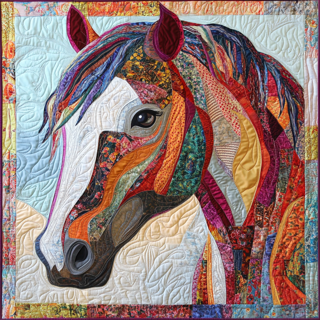 Horse DAI070824058 Quilt Blanket