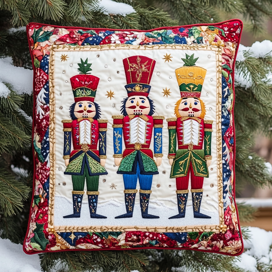 Christmas Nutcracker TAI181024435 Quilted Pillow Case