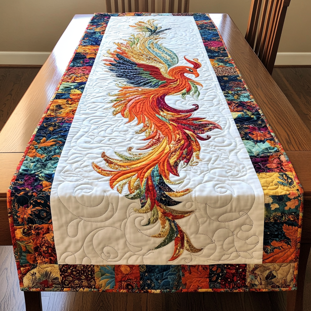 Phoenix DAI101224102 Quilted Table Runner