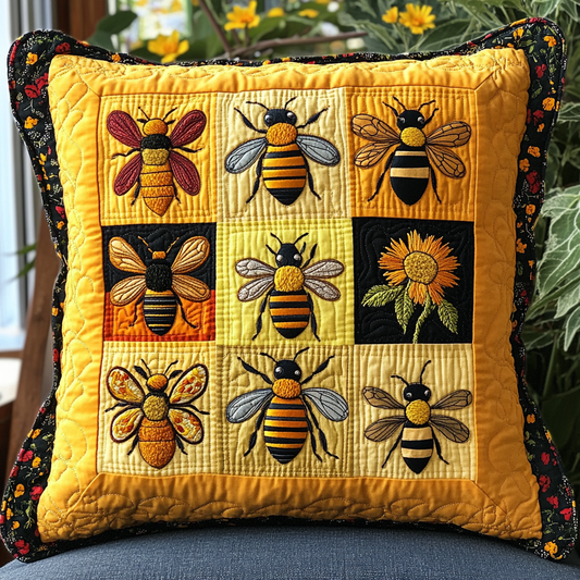 Bee DAI230924101 Quilted Pillow Case