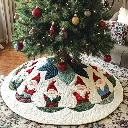 Christmas Gnome DAI040924133 Quilted Tree Skirt