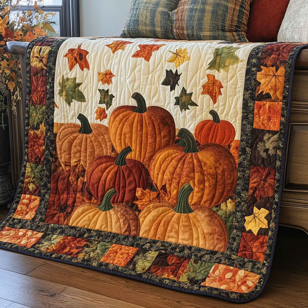 Pumpkin TAI021024052 Quilt Blanket