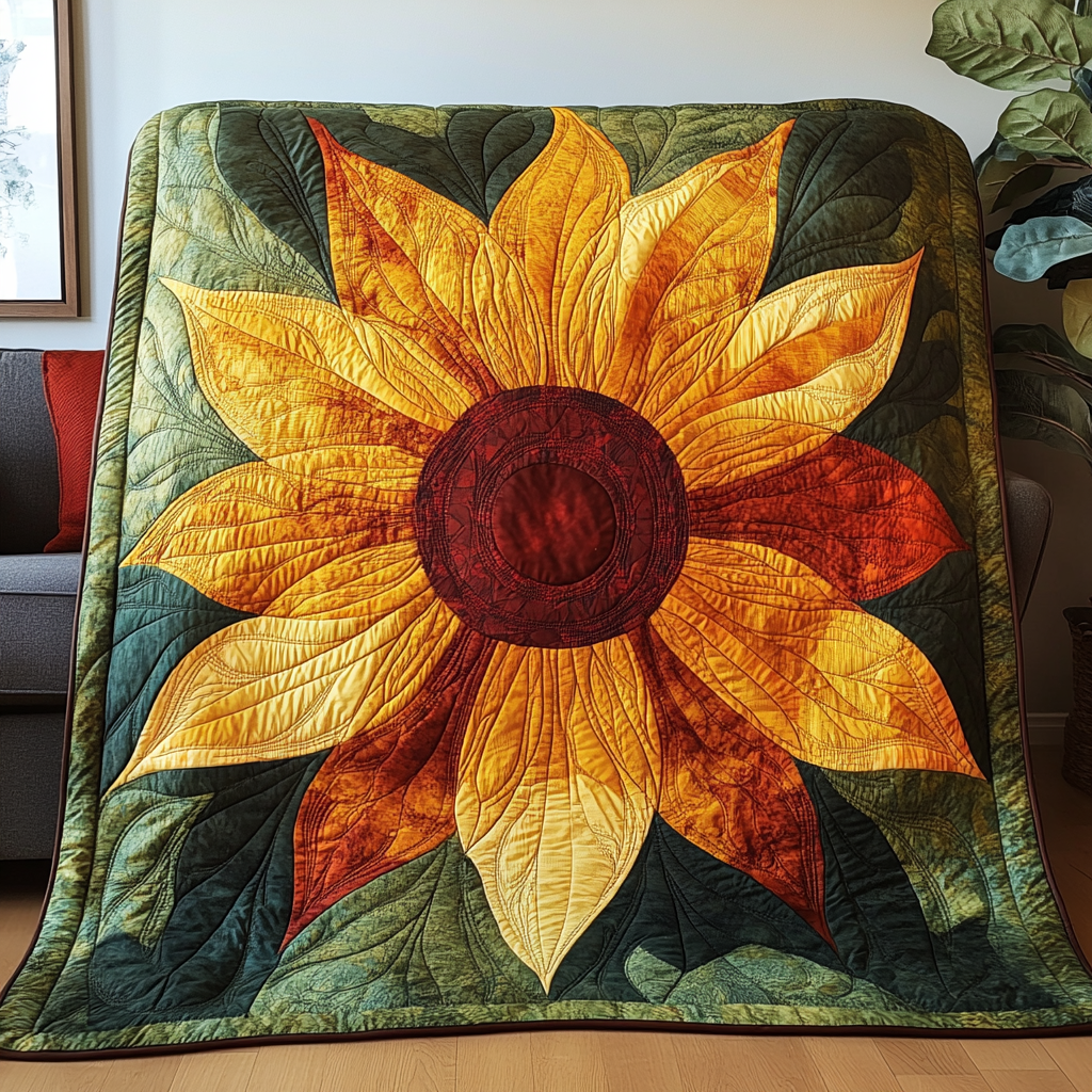 Sunflower DAI070824008 Quilt Blanket