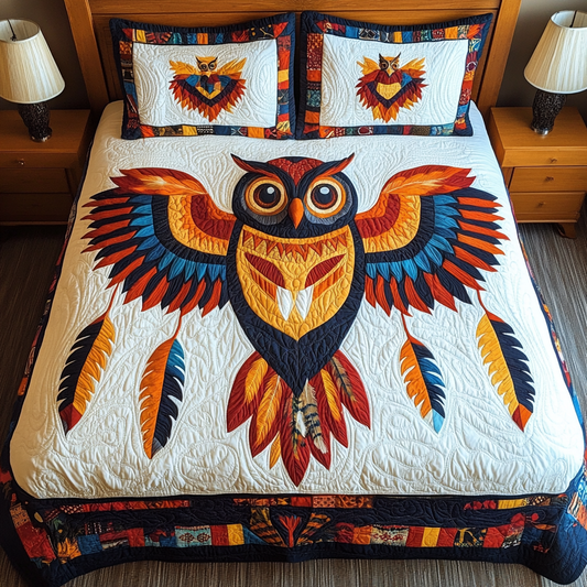 Native American Owl DAI171224202 Quilt Bedding Set