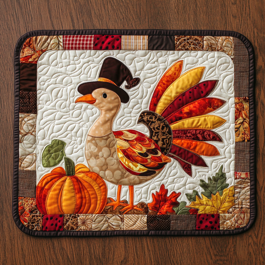 Autumn Turkey TAI041024373 Quilted Placemats