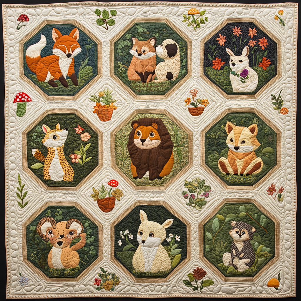 Woodland Whimsy DAI190824169 Quilt Blanket