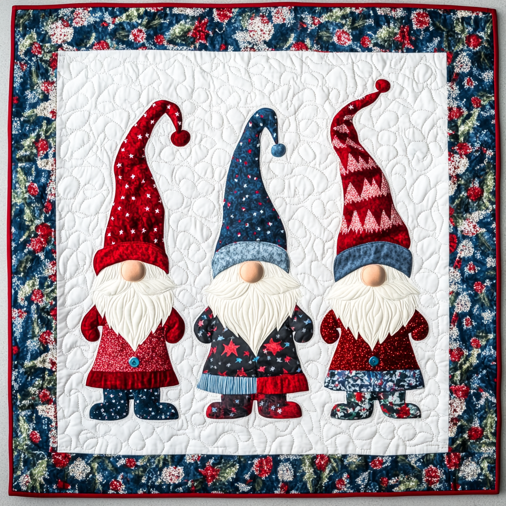 Christmas Gnome TAI260924064 Quilt Blanket