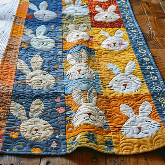 Bunny TAI020324058 Quilted Table Runner