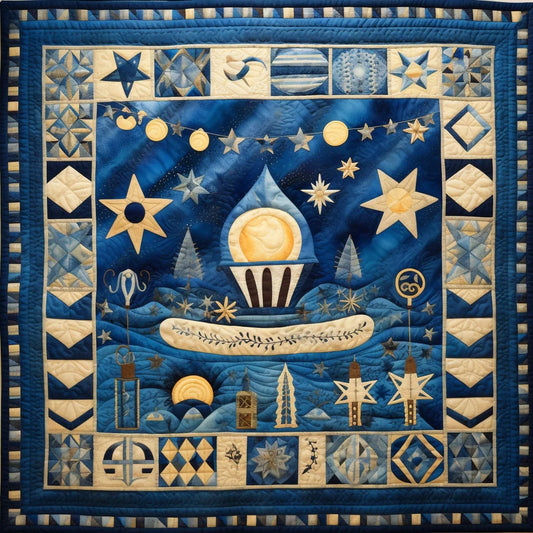 Jewish Hanukkah TAI28122374 Quilt Blanket