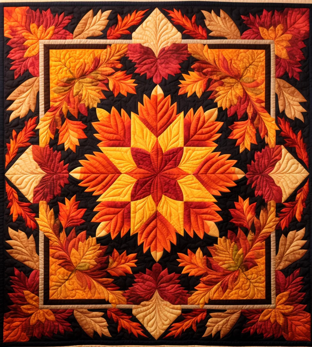 Autumn Leaves BL91123107 Quilt Blanket