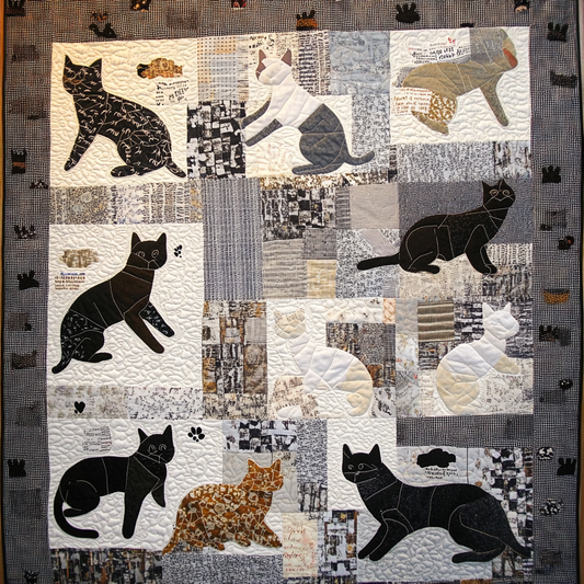 Cat TAI151024399 Quilt Blanket