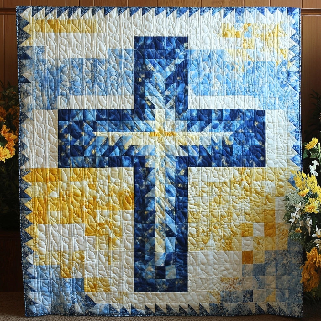 Christian Cross DAI130824087 Quilt Blanket