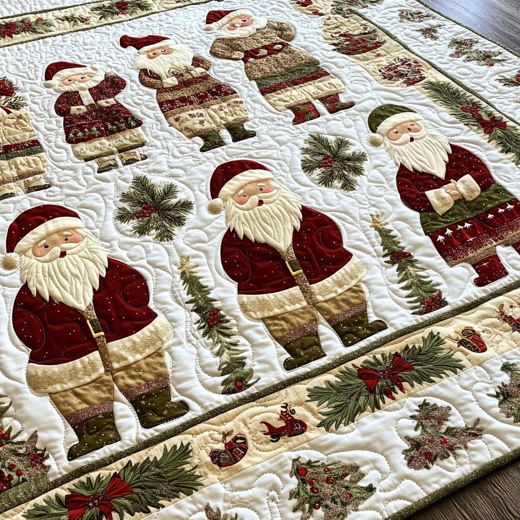 Christmas Santa TAI260924073 Quilt Blanket