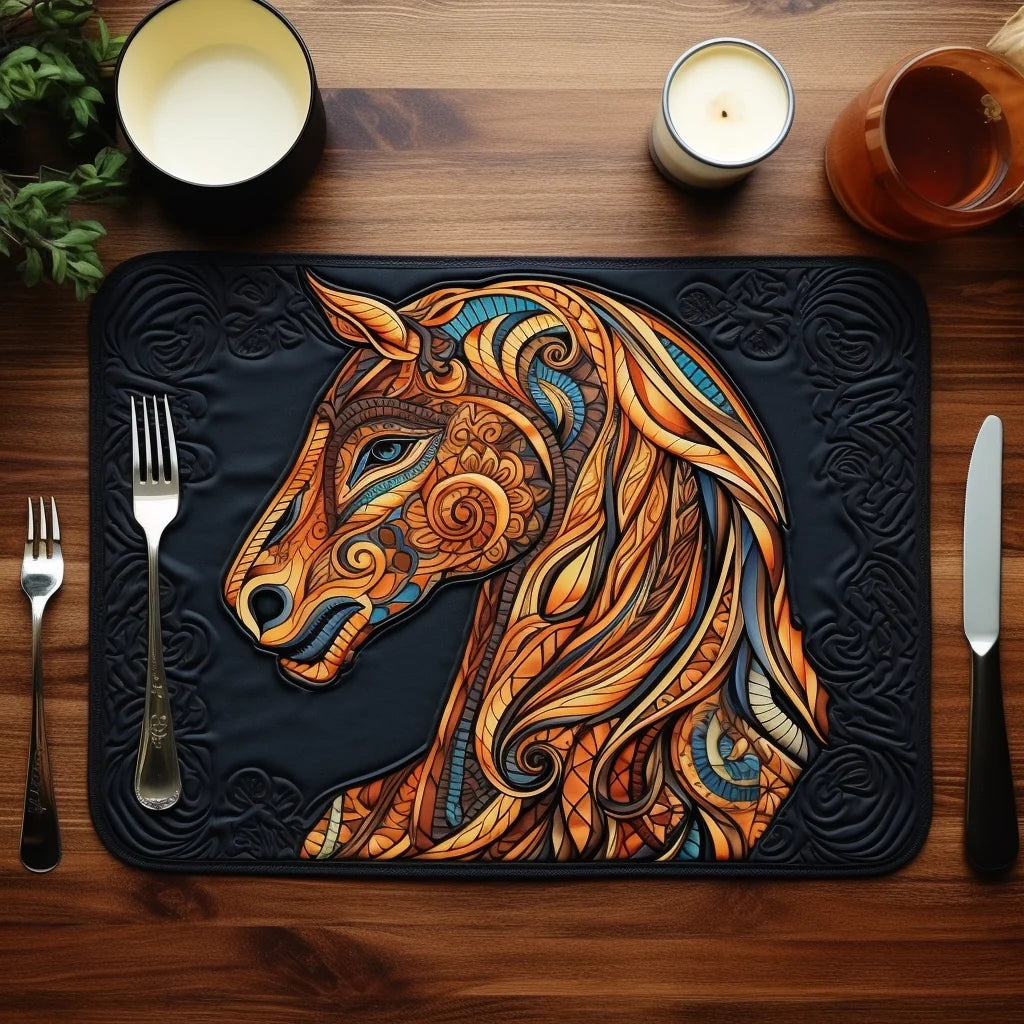 Horse TAI040124200 Quilted Placemats