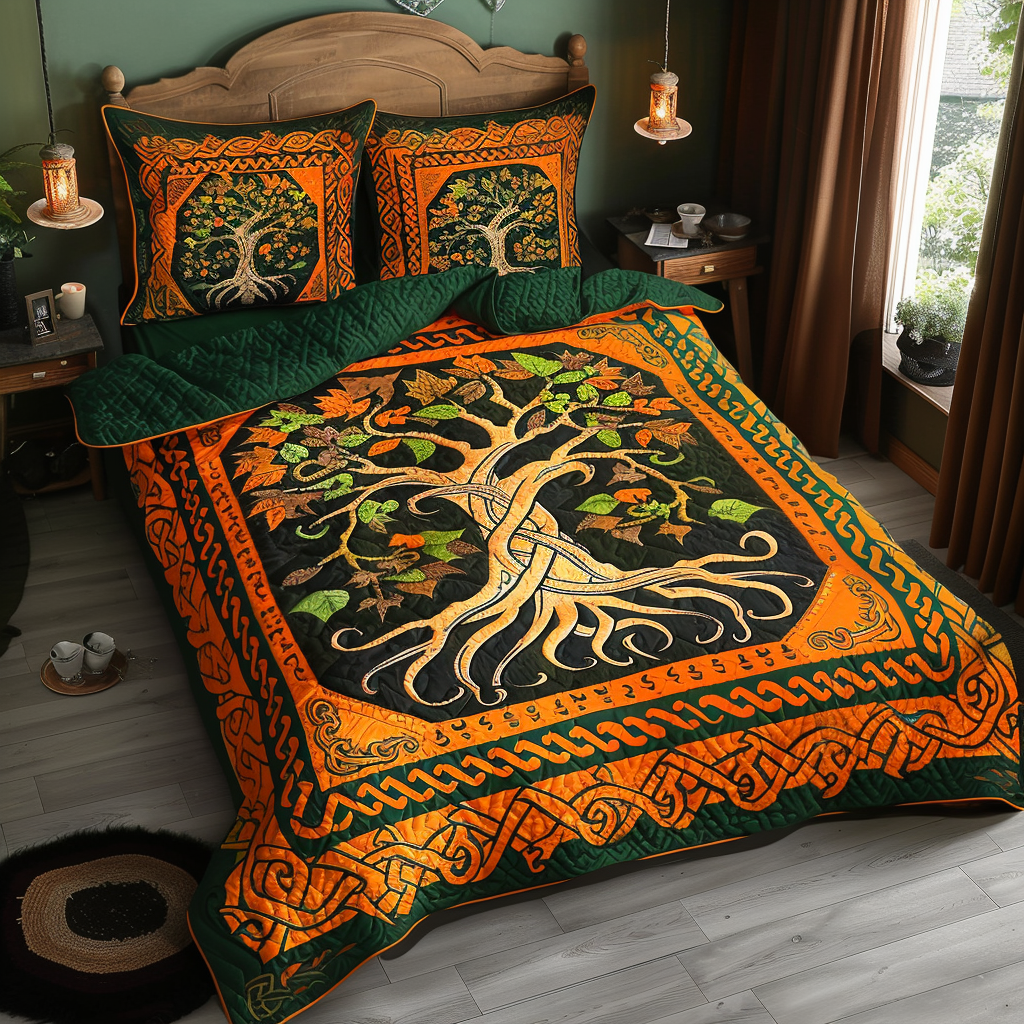 Tree Of Life TAI100724096 Quilt Bedding Set