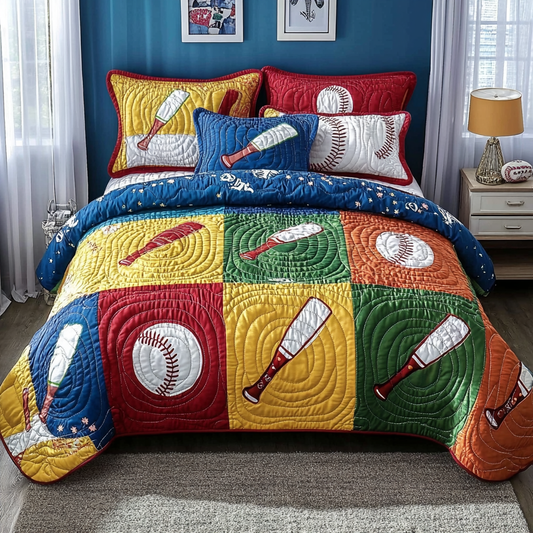 Baseball DAI051224093 Quilt Bedding Set