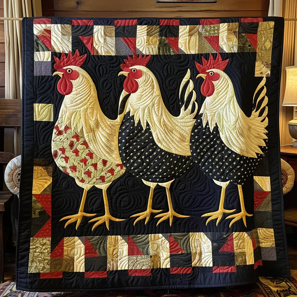 Chicken TAI080324012 Quilt Blanket