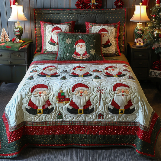 Christmas Santa TAI010824035 Quilt Bedding Set