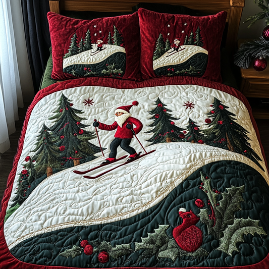 Christmas Ski DAI181124016 Quilt Bedding Set