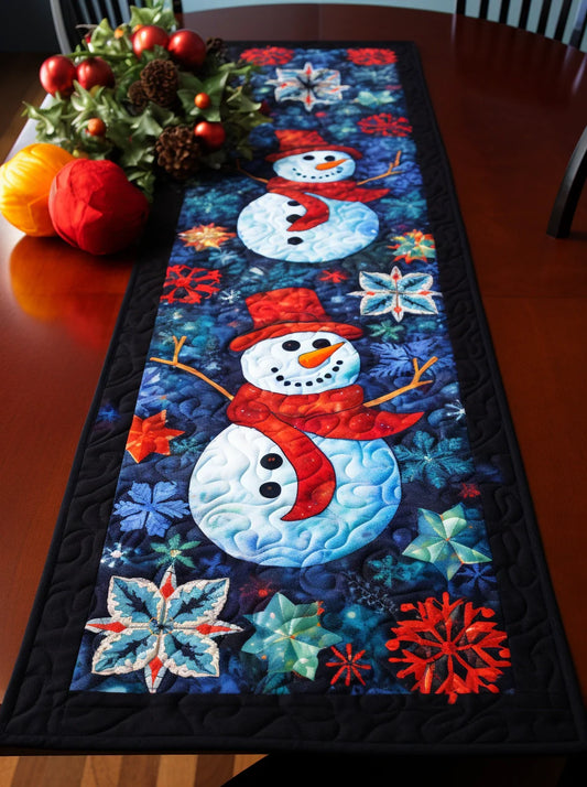 Snowman TAI15112326 Quilted Table Runner