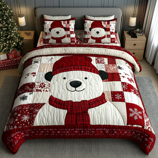 Christmas Polar Bear DAI201124373 Quilt Bedding Set